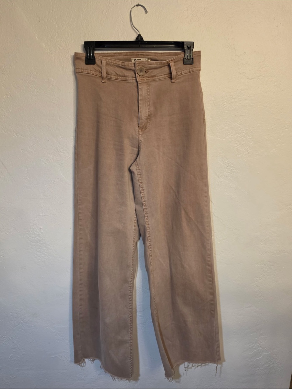 OAT New York Wide Leg Raw Hem Jeans - Picture 2 of 11